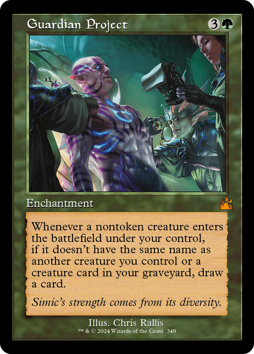 Guardian Project (Retro Frame) (RVR-349) - Ravnica Remastered Foil