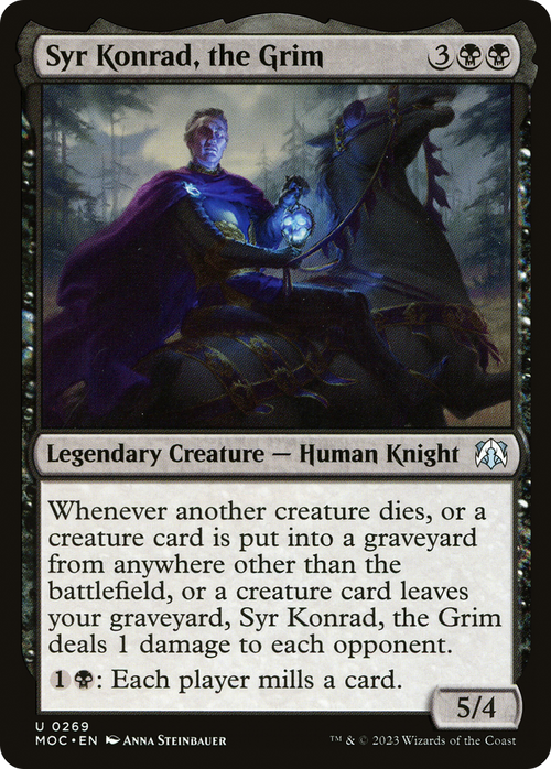 Syr Konrad, the Grim (MOC-269) - March of the Machine Commander