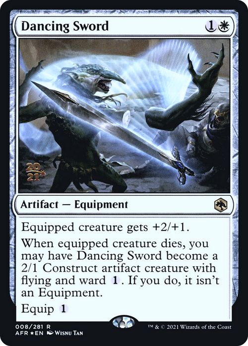 Dancing Sword (PRE-08S) - Adventures in the Forgotten Realms Promos Foil