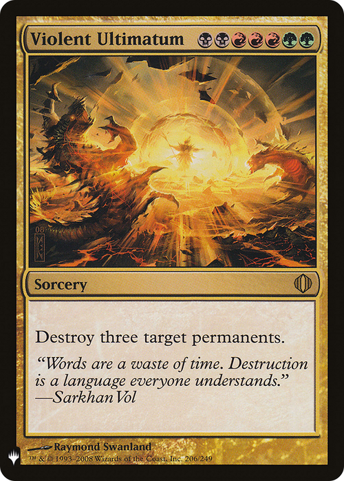 Violent Ultimatum (LIST-ALA-206) - The List