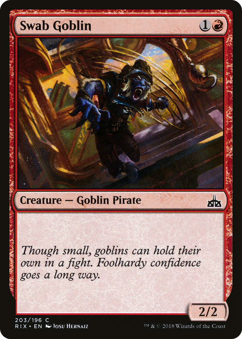 Swab Goblin (RIX-203) - Rivals of Ixalan