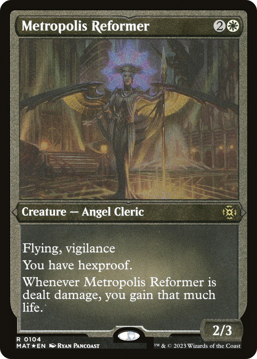 Metropolis Reformer (Foil Etched) (MAT-104) - March of the Machine: The Aftermath Foil