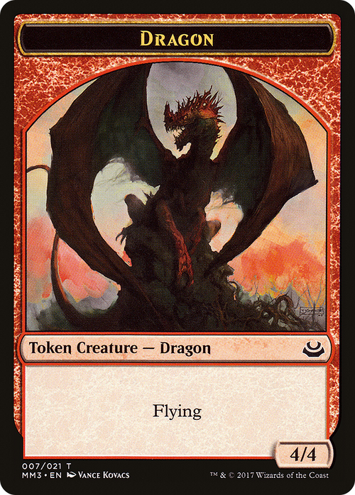 Dragon Token (MM3-007) - Modern Masters 2017 Tokens