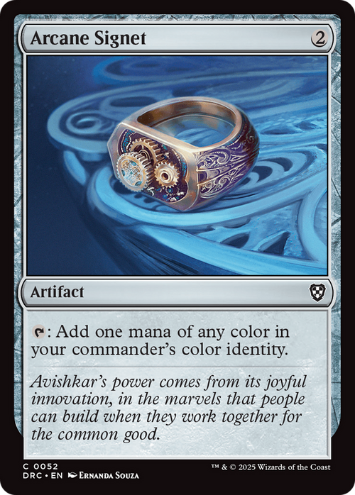 Arcane Signet (0052) (DRC-052) - Commander: Aetherdrift