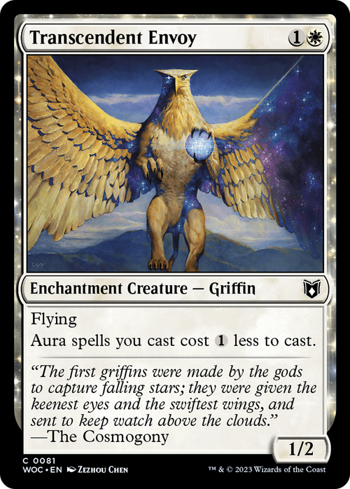 Transcendent Envoy (WOC-081) - Wilds of Eldraine Commander: (enchantment)