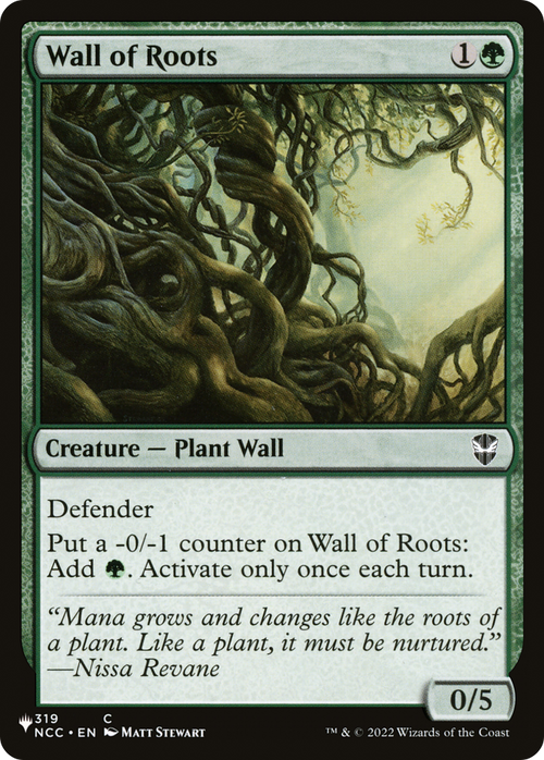 Wall of Roots (LIST-319/093) - The List