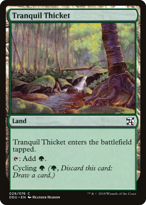 Tranquil Thicket (DDU-029) - Duel Decks: Elves vs. Inventors