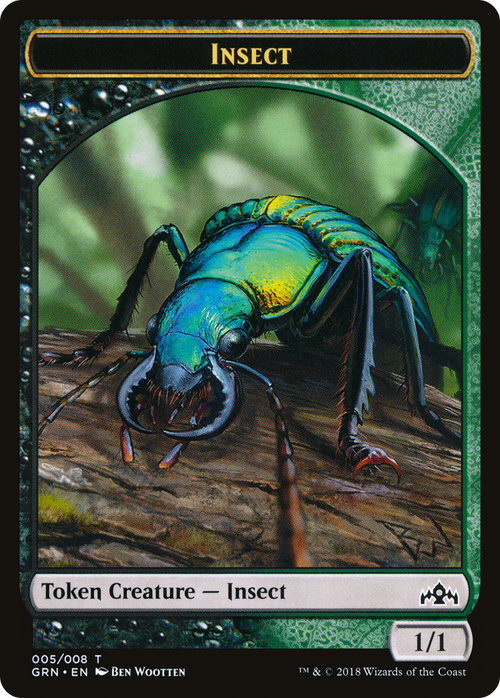 Insect Token (GRN-005) - Guilds of Ravnica Tokens