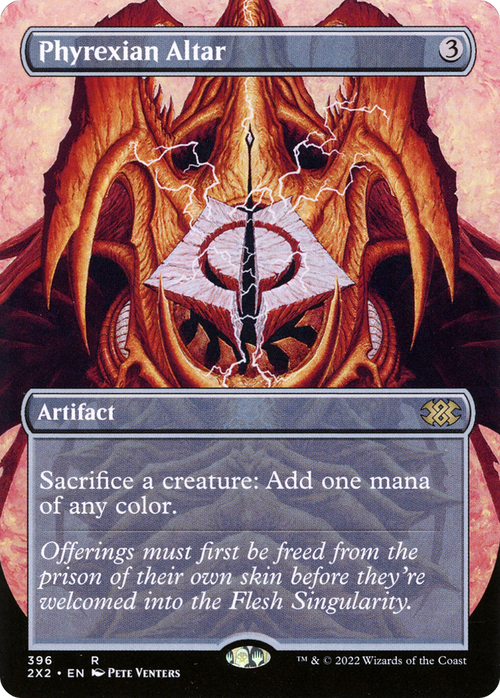 Phyrexian Altar (Borderless) (2X2-396) - Double Masters 2022 Foil