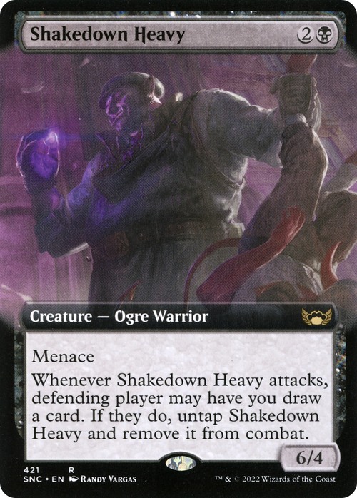 Shakedown Heavy (Extended Art) (SNC-421) - Streets of New Capenna: (Extended Art)