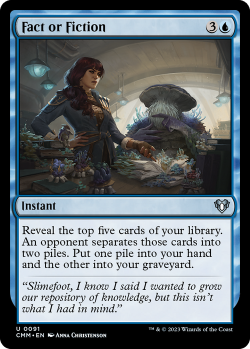 Fact or Fiction (CMM-091) - Commander Masters Foil