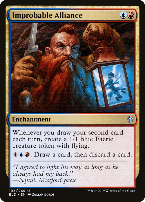 Improbable Alliance (ELD-193) - Throne of Eldraine Foil