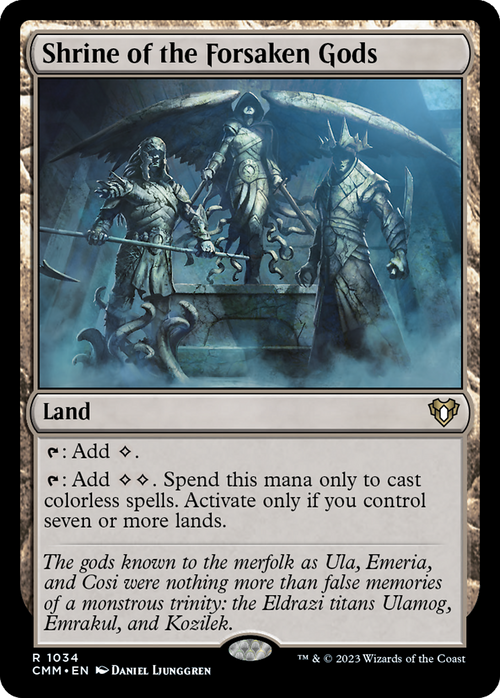 Shrine of the Forsaken Gods (CMM-1034) - Commander Masters