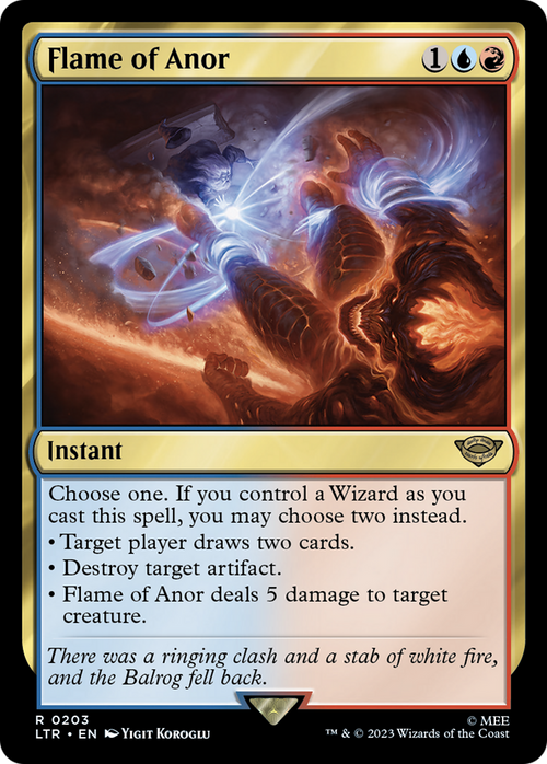 Flame of Anor (LTR-203) - The Lord of the Rings: Tales of Middle-earth Foil