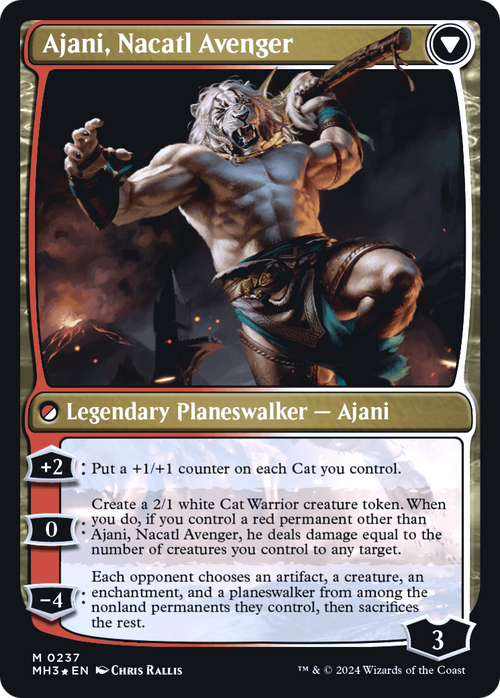 Ajani, Nacatl Pariah (PRE-237) - Modern Horizons 3 Promos Foil