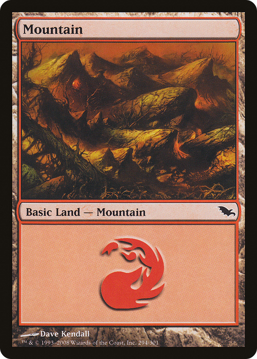 Mountain (294) (SHM-294) - Shadowmoor Foil