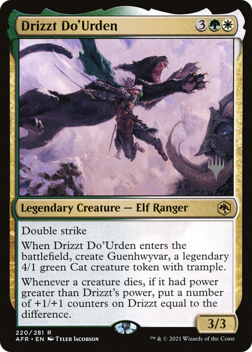 Drizzt Do'Urden (PPAFR-220P) - Adventures in the Forgotten Realms Promos