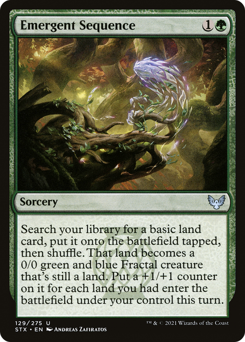 Emergent Sequence (STX-129) - Strixhaven: School of Mages Foil