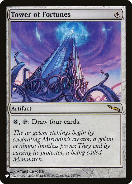 Tower of Fortunes (LIST-MRD-267) - The List
