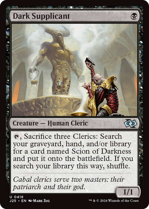 Dark Supplicant (J25-418) - Foundations Jumpstart
