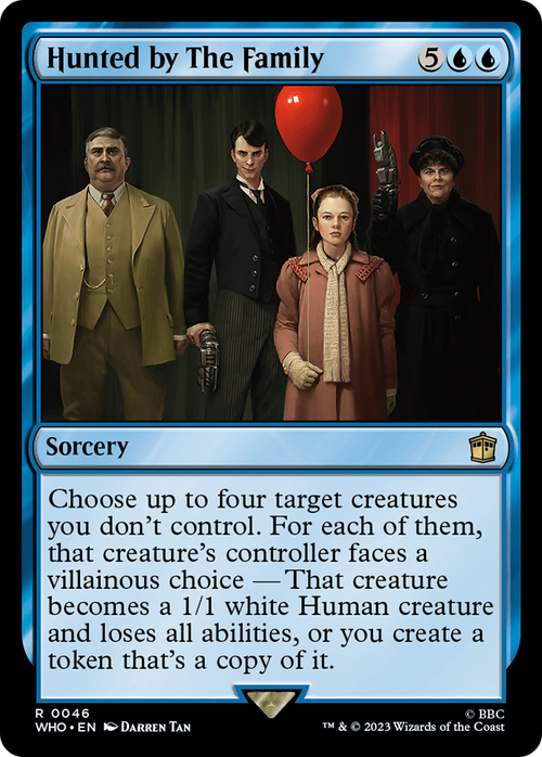 Hunted by The Family (WHO-046) - Doctor Who Foil