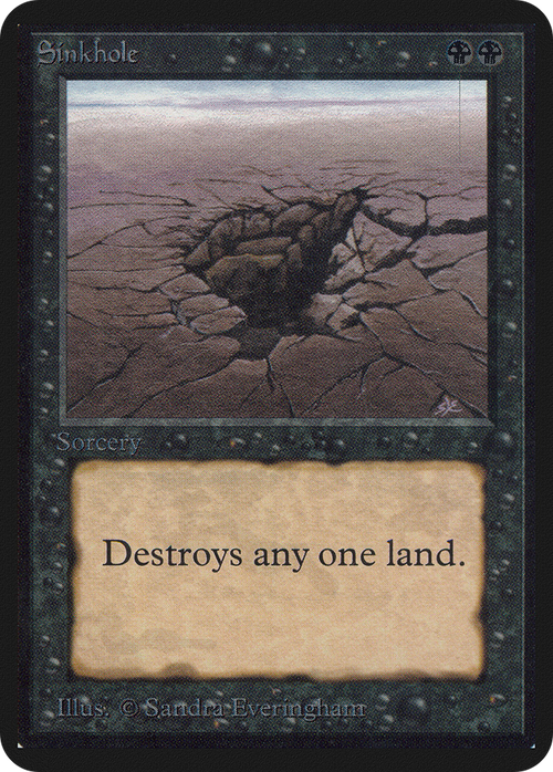 Sinkhole (LEA-) - Limited Edition Alpha