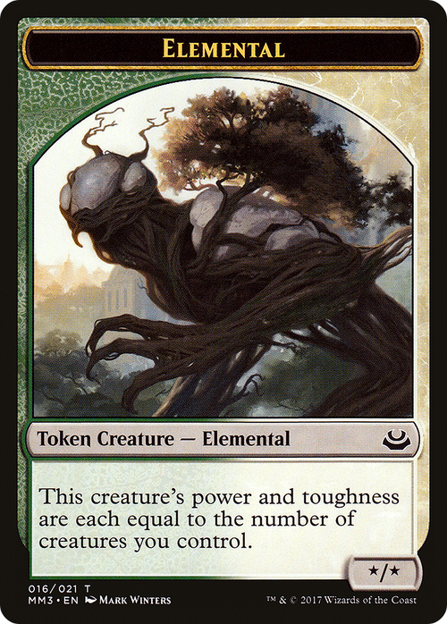 Elemental Token (MM3-016) - Modern Masters 2017 Tokens