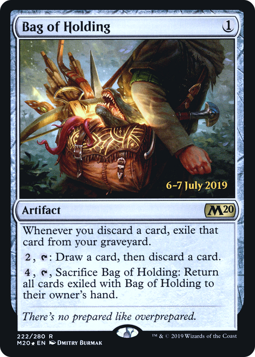 Bag of Holding (PRE-222S) - Core Set 2020 Promos Foil
