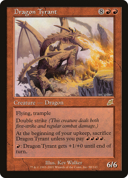 Dragon Tyrant (SCG-088) - Scourge Foil