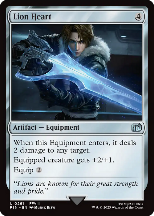 Lion Heart (FIN-261) - FINAL FANTASY Foil