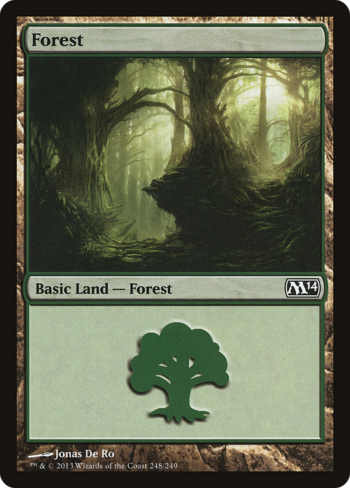 Forest (248) (M14-248) - Magic 2014 Foil