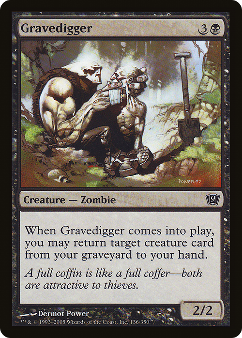 Gravedigger (9ED-136) - 9th Edition Foil