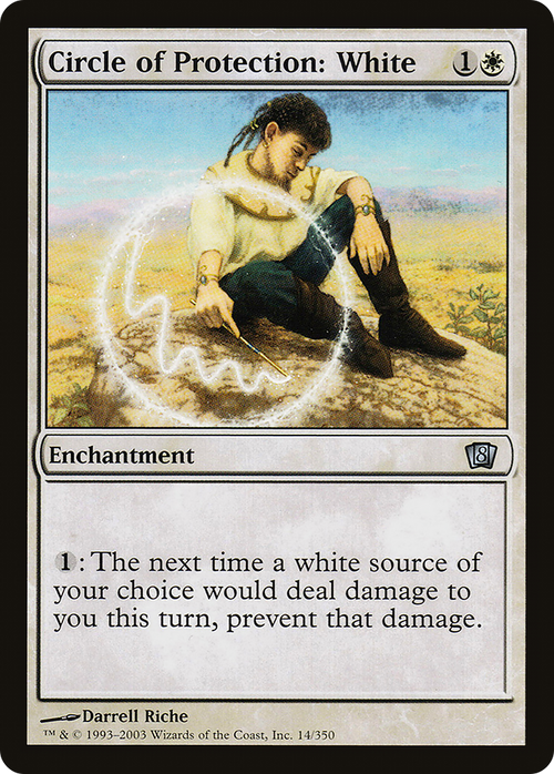 Circle of Protection: White (8ED-014) - 8th Edition