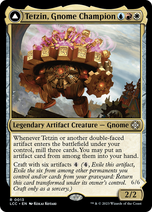 Tetzin, Gnome Champion (LCC-013) - The Lost Caverns of Ixalan Commander Foil