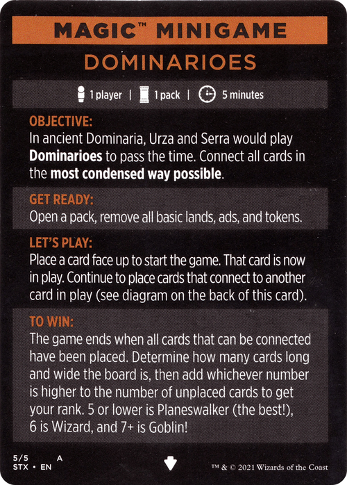Dominarioes // Dominarioes (cont'd) (MSTX-005) - Strixhaven: School of Mages Minigames