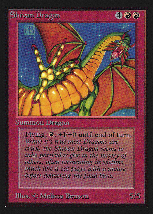 Shivan Dragon (CE) (CED-) - Collectors' Edition