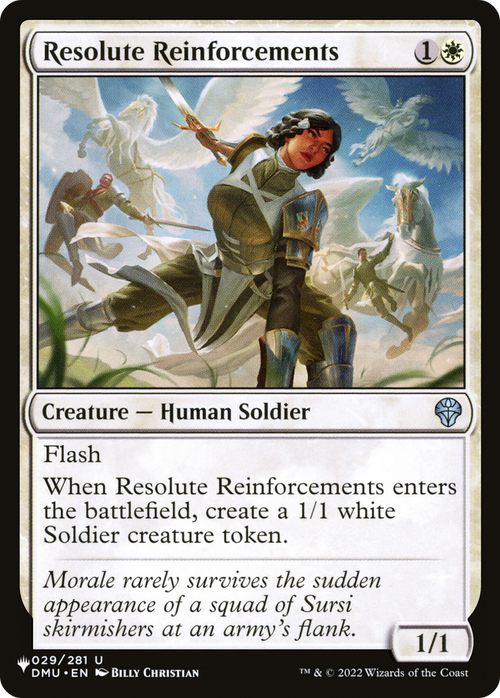 Resolute Reinforcements (LIST-DMU-29) - The List