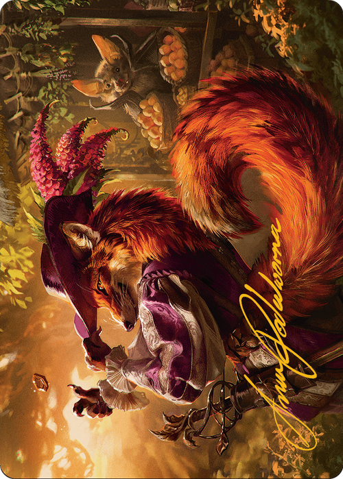 Mr. Foxglove // Mr. Foxglove (ABLB-031) - Bloomburrow Art Series (Borderless) Foil