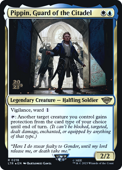 Pippin, Guard of the Citadel (PRE-218) - Tales of Middle-earth Promos Foil