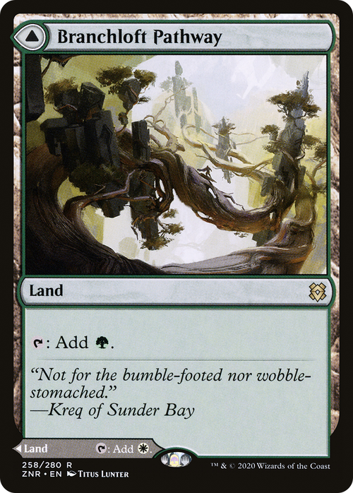 Branchloft Pathway (ZNR-258) - Zendikar Rising