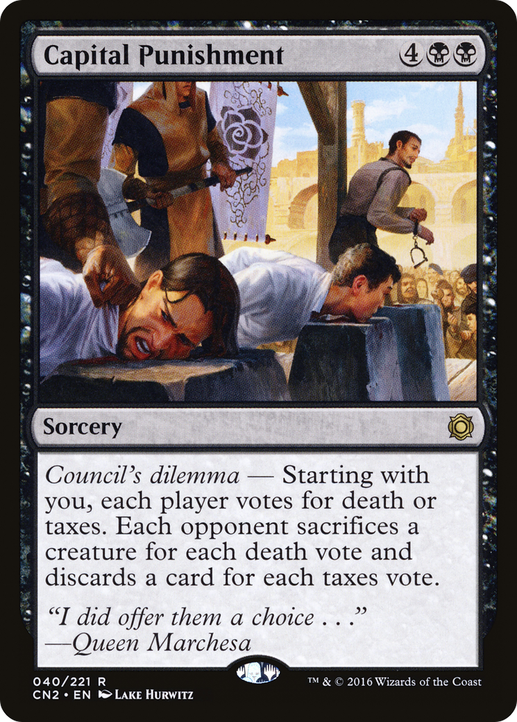 Capital Punishment (CN2-040) - Conspiracy: Take the Crown Foil