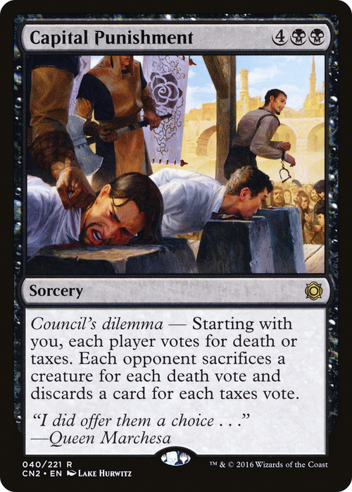 Capital Punishment (CN2-040) - Conspiracy: Take the Crown Foil