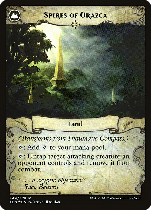 Thaumatic Compass (PRE-249S) - Ixalan Promos: (compasslanddfc) Foil