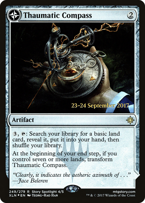 Thaumatic Compass (PRE-249S) - Ixalan Promos: (compasslanddfc) Foil