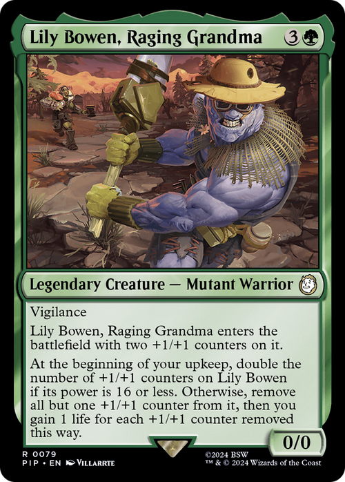 Lily Bowen, Raging Grandma (PIP-079) - Fallout Foil