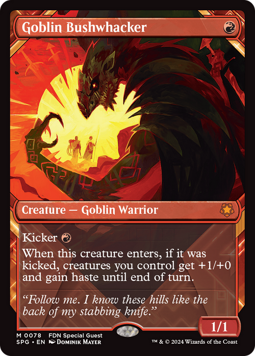 Goblin Bushwhacker (Showcase) (SPG-078) - Special Guests: (Showcase)