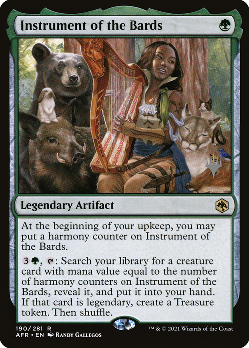Instrument of the Bards (PPAFR-190P) - Adventures in the Forgotten Realms Promos