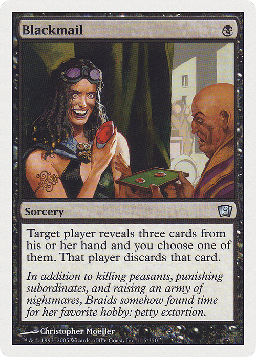 Blackmail (9ED-115) - 9th Edition Foil