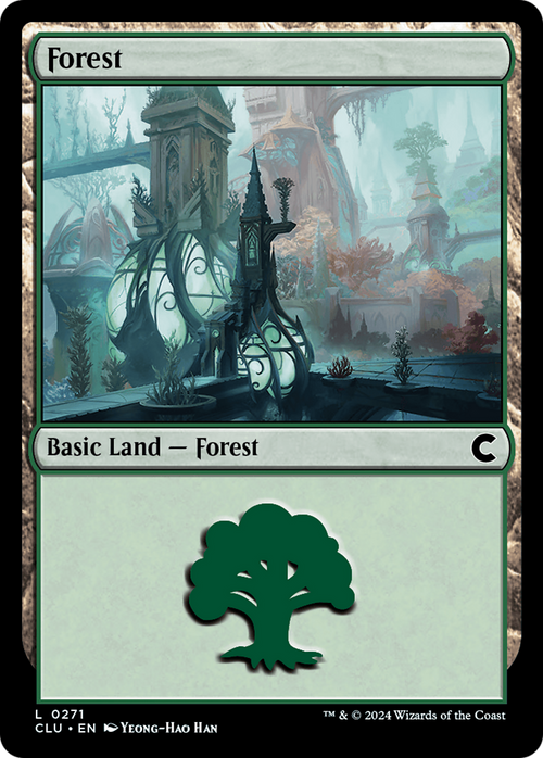 Forest (0271) (CLU-271) - Ravnica: Clue Edition