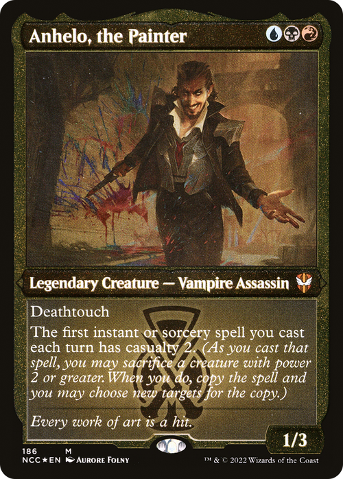 Anhelo, the Painter (Display Commander) - Thick Stock (NCC-186) - New Capenna Commander Foil